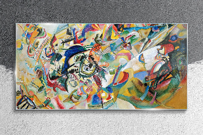Skleneny obraz Kompozícia VII Kandinsky