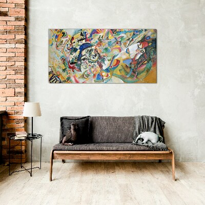 Skleneny obraz Kompozícia VII Kandinsky