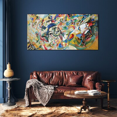 Skleneny obraz Kompozícia VII Kandinsky