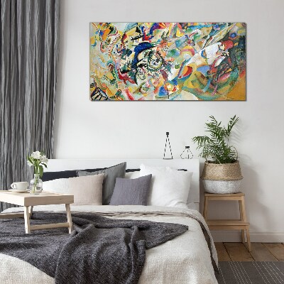 Skleneny obraz Kompozícia VII Kandinsky