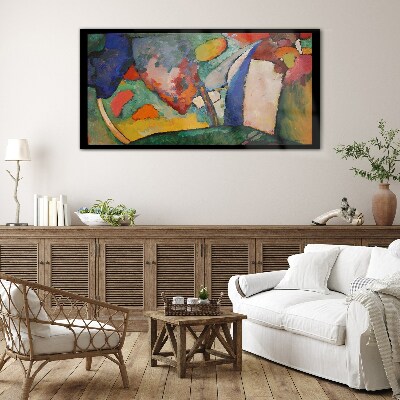Skleneny obraz Vodopádová abstrakcia Kandinsky
