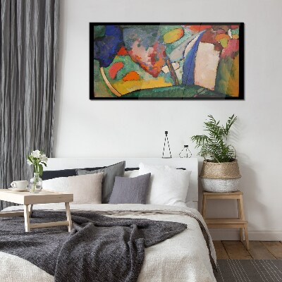 Skleneny obraz Vodopádová abstrakcia Kandinsky