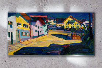Skleneny obraz Murnau burggrabenstrasse