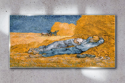 Skleneny obraz Južné odpočinok van gogh