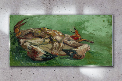 Skleneny obraz Krab na chrbte van gogh