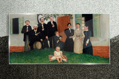 Sklenený obraz Rodinné ľudí