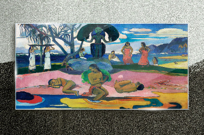 Sklenený obraz Boží deň paul gauguin