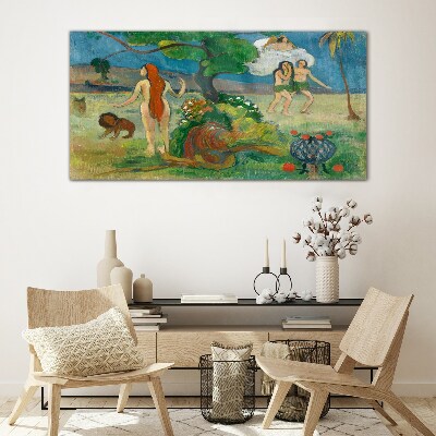 Sklenený obraz Le paradis perdu gauguin