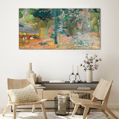 Sklenený obraz Stratený raj gauguin