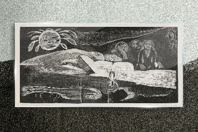 Sklenený obraz Tieto po dlhej noci gauguin
