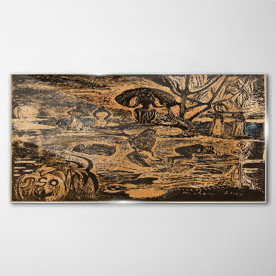 Sklenený obraz Mahana atna gauguin