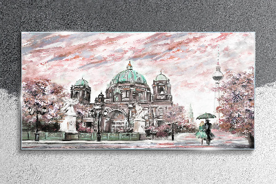 Skleneny obraz Moderné berlínska katedrála