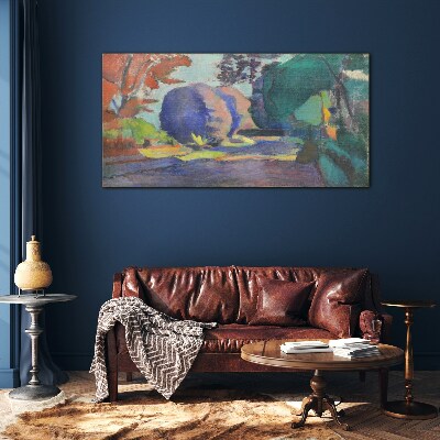 Skleneny obraz Luxemburské záhrady Henri Matisse