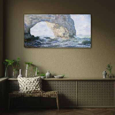 Skleneny obraz Manneporte Monet
