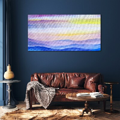 Skleneny obraz Abstrakcie more mraky