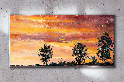 Skleneny obraz Abstrakcie strom nebo