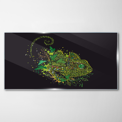 Skleneny obraz Chameleon zvieracie príroda