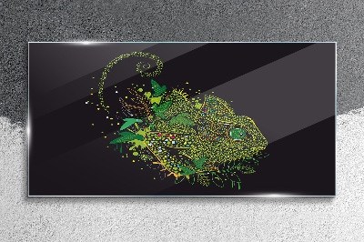 Skleneny obraz Chameleon zvieracie príroda