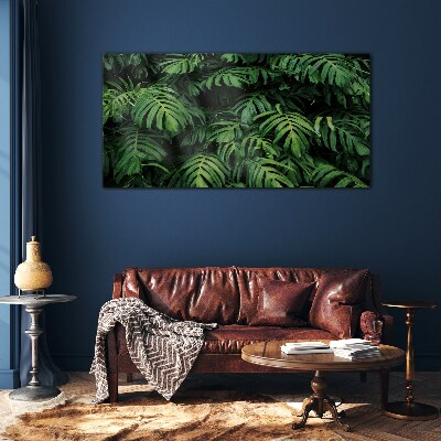 Skleneny obraz Tropické listy