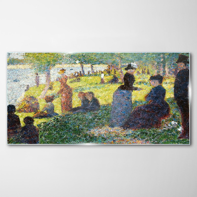 Sklenený obraz La grande jatte seurata