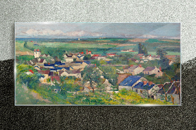 Sklenený obraz Auvers panoramatický výhľad