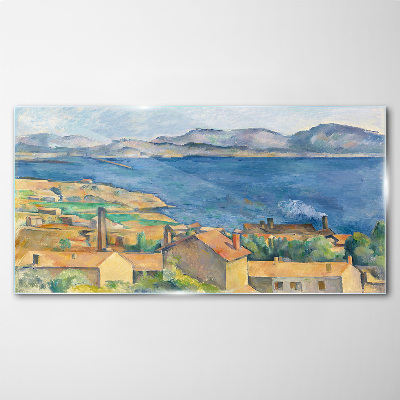Sklenený obraz Záliv marseille cézanne