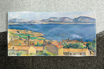 Sklenený obraz Záliv marseille cézanne