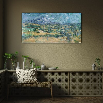 Sklenený obraz Mont sainte victoire cézanne