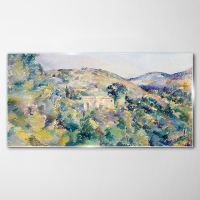 Sklenený obraz Mountain výhľad maľovanie