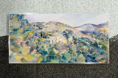 Sklenený obraz Mountain výhľad maľovanie
