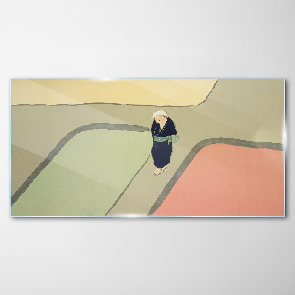 Sklenený obraz Abstrakcie ázie pole