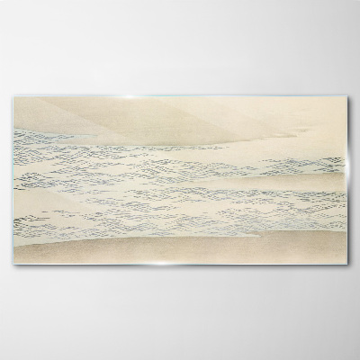 Sklenený obraz Abstrakcie vlny