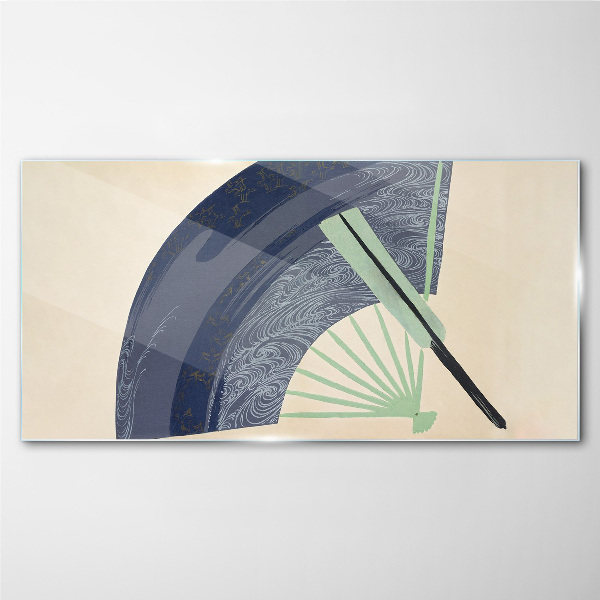 Sklenený obraz Vlna a ventilátor