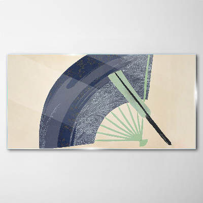 Sklenený obraz Vlna a ventilátor
