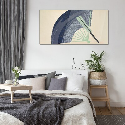 Sklenený obraz Vlna a ventilátor