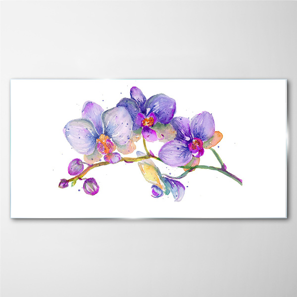 Skleneny obraz Kvetinová krása orchideí