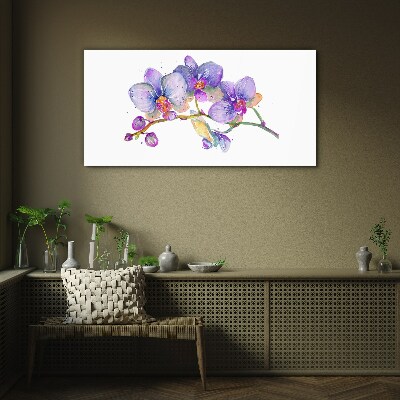 Skleneny obraz Kvetinová krása orchideí