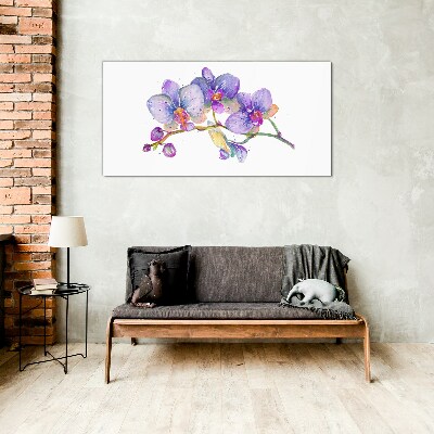 Skleneny obraz Kvetinová krása orchideí