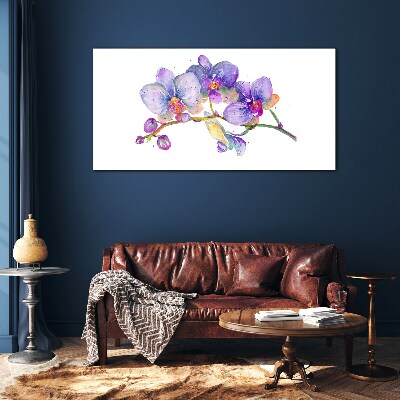 Skleneny obraz Kvetinová krása orchideí