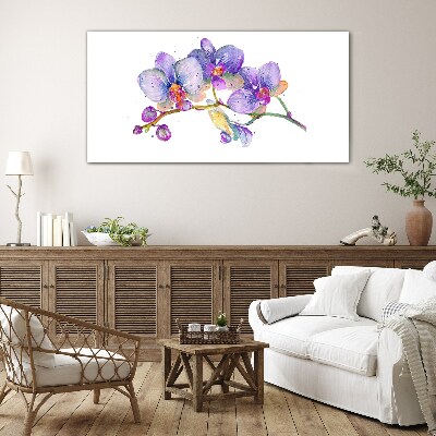 Skleneny obraz Kvetinová krása orchideí