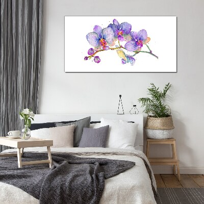 Skleneny obraz Kvetinová krása orchideí