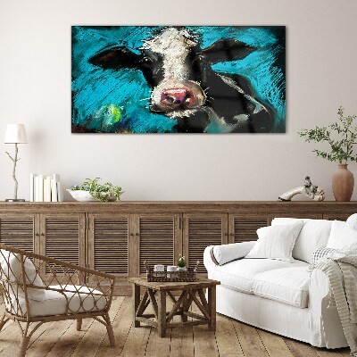 Skleneny obraz Abstrakcie zvieracie kravy
