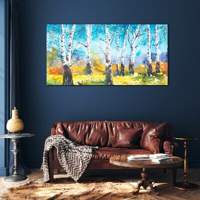 Obraz na skle Moderné les