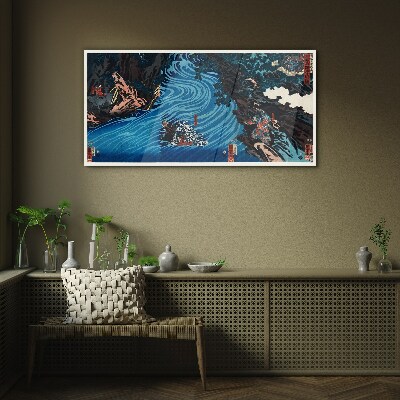 Sklenený obraz Abstrakcie rieka ázie