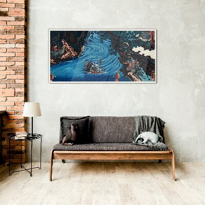 Sklenený obraz Abstrakcie rieka ázie