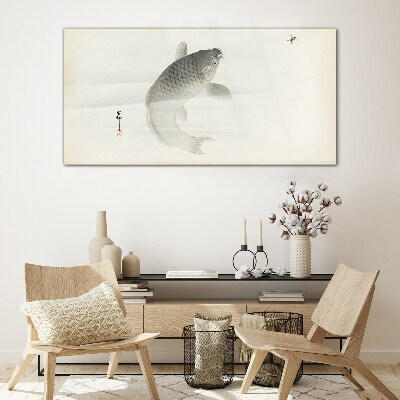 Sklenený obraz Zvieratá ryby koi