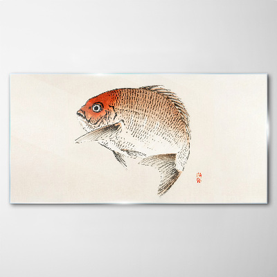 Sklenený obraz Moderné zvieratá rýb