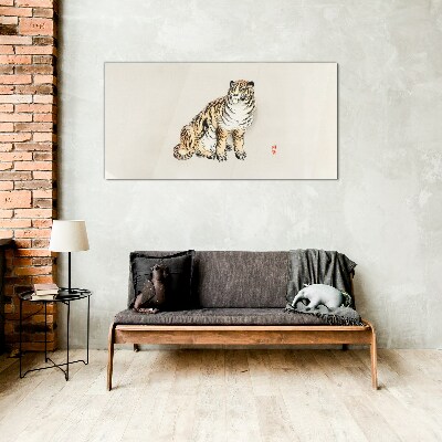 Sklenený obraz Zvieratá mačka tiger