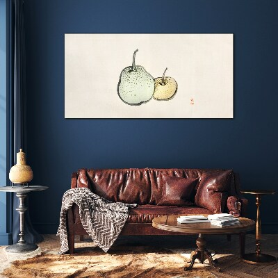 Sklenený obraz Abstrakcie ovocie hruška