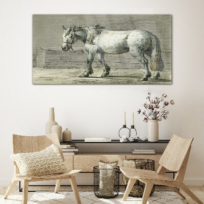 Obraz na skle Zvieracie kôň jean bernard